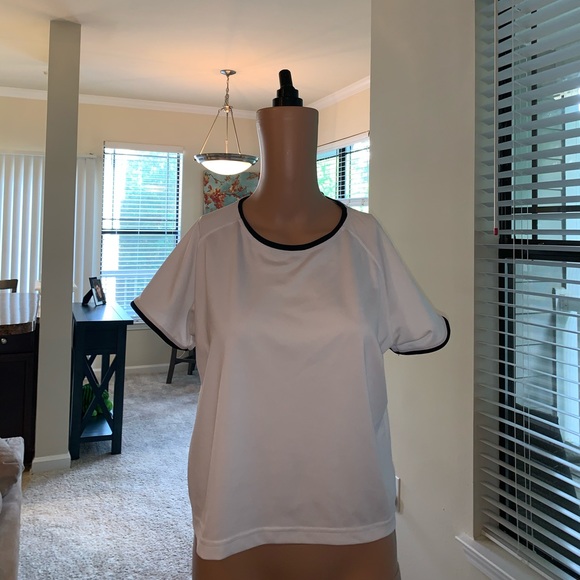 Prince Tops - Prince White & Black Shirt size M
